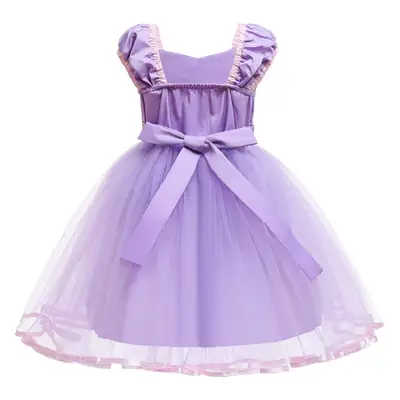 Purple Tulle Rapunzel Dress for Girls