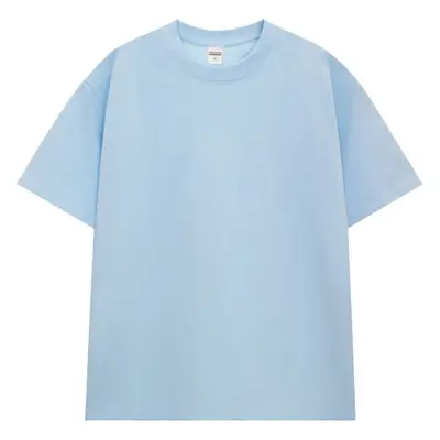Men Earth Tone Cotton T-Shirt 250g Crew Neck