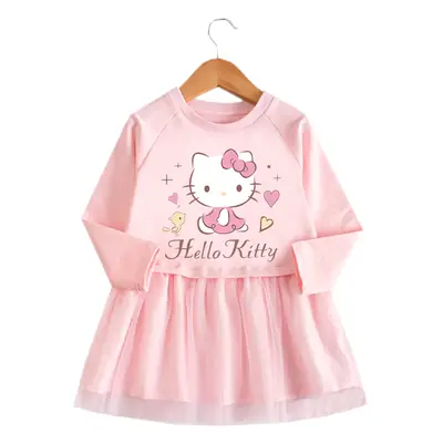 2023 Korean Style Girls' Mesh Dress Baby Princess Design