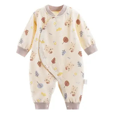 Spring & Autumn Baby Cotton Jumpsuit & Hatshirt Set
