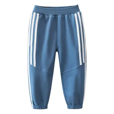 27 Kids Boys Sports Pants 2024 Spring Grey Blue Black