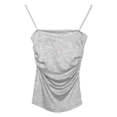 Beige Slim Fit Backless Camisole Women's Inner Top