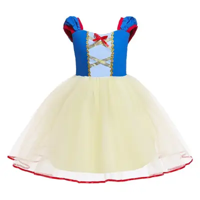 Snow White Halloween Dress for Girls Cotton Summer