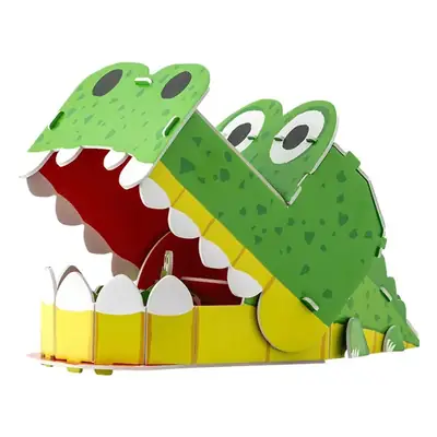 3D Jigsaw Puzzle Animal Crocodile for Kids Educational Toy