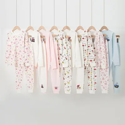 Children Cotton Suit Pink Embroidered Baby Set
