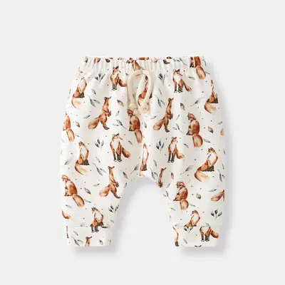 Organic Cotton Baby Pants Spring Autumn Newborn Trousers