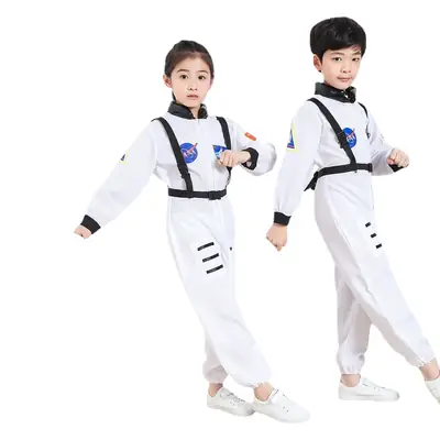 Children Space Suit Astronaut Performance Primary School Sports Meeting Astronaut Air Force Hat Role Playing Costume