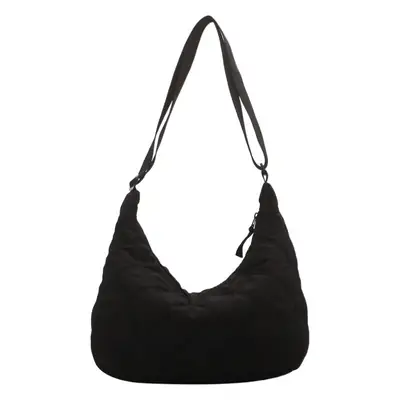 Winter Embroidered Quilted Shoulder Bag for Women