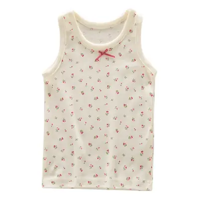 Japanese Cotton Vest Set for Baby Girls Spring Summer Wear