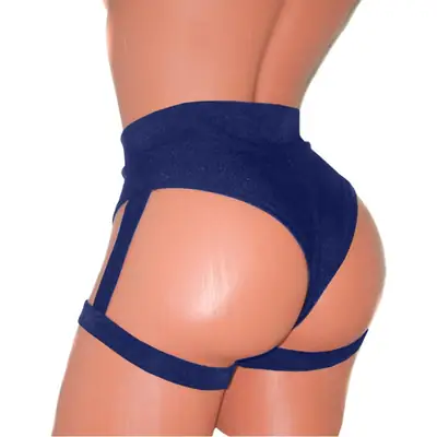 European and American Large Size Sexy Solid Color Sports Shorts Women