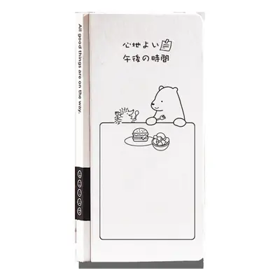 Portable Pocket Week Plan Book White A6 Square