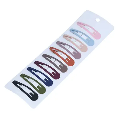6cm Metal Hairpin BB Clip 10 Colors Frosted