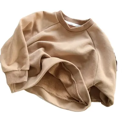 Brown Sweatshirt for Kids 2026 Spring Autumn