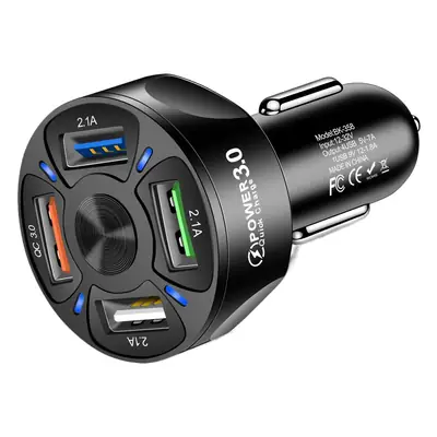 7A 35W QC3.0 Car Charger with 4 USB Ports