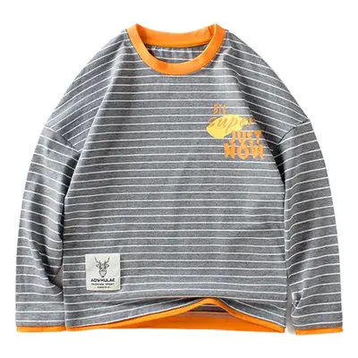 European Boys Striped Long Sleeve T-Shirt