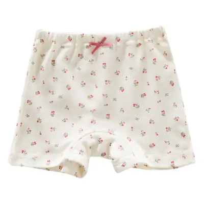Children's Floral Cotton Boxer Shorts Medium to Large