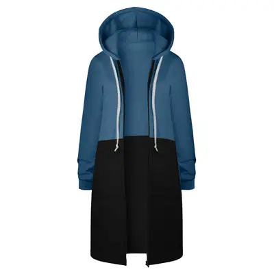Women Winter Hooded Long Sleeve Sweater in Olive Green