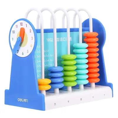 5-Row Abacus for Kids Addition Subtraction Teaching Tool