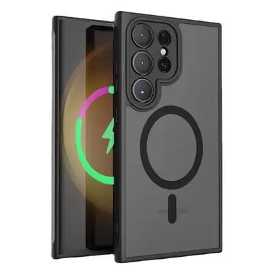 Samsung S25 Ultra Magnetic Phone Case Matte Black