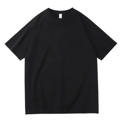 Pink Pure Cotton Loose Sleeve T-Shirt for Men Women