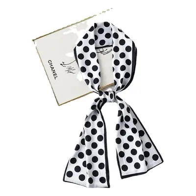 Women's Long Scarf with Polo Dot Print Wholesale