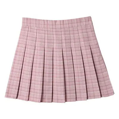 Girls Pleated Skirt Summer White Plus Size Korean Style