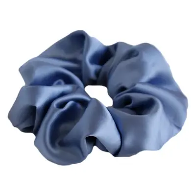 French Satin Hair Buns Navy & Cream