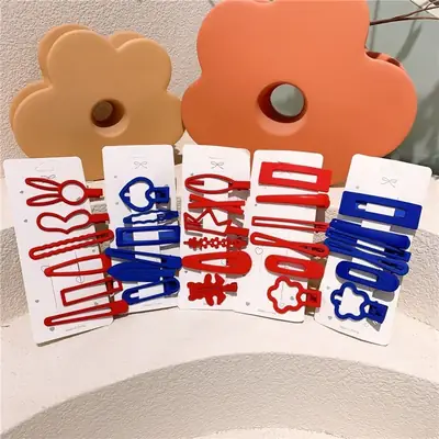 2021 Sweet Girl Flower Clip Hair Accessory Set