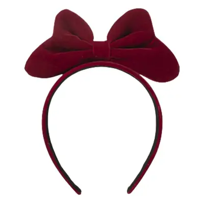 Red Velvet Bow Headband for Girls