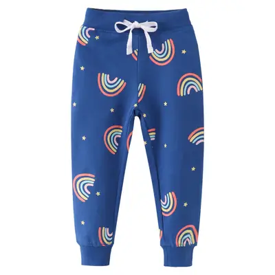 Kids Cotton Rainbow Pants Boys Autumn Winter