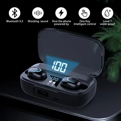 X10 Bluetooth Headset with Digital Display & Power Bank