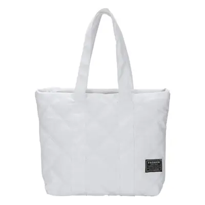 White Quilted Women's Shoulder Bag 2024 New