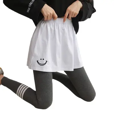 Women's Pink Smiley Cotton Sweater Set Large
