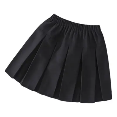 Red Pleated Skirt for Girls Primary School Casual Wear