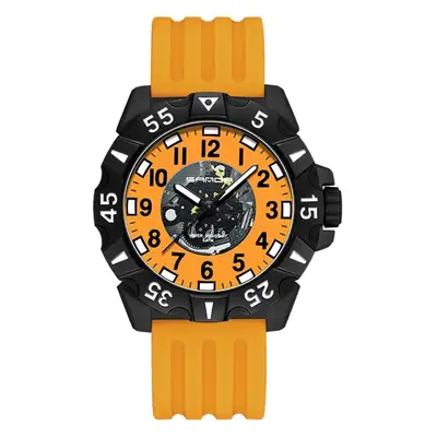 Sanda Black Silicone Watch for Men Women