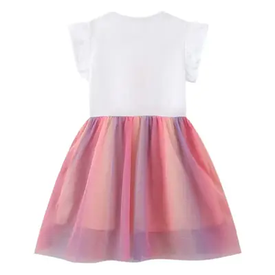 Girls Butterfly Print Turquoise Skirt Set