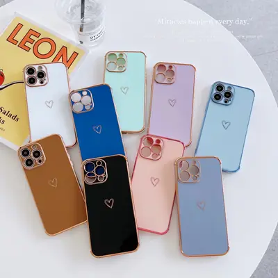 Apple 16Promax Mobile Cover with 6D Gold Plating