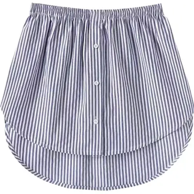 2021 White Striped Fake Skirt Sweat Stacked Inner Base