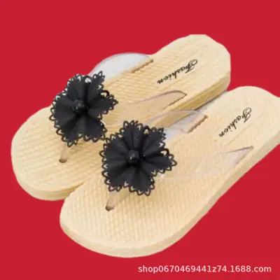 2023 new flip-flops simple flip-flops women's summer fashion outdoor beach shoes seaside non-slip flat