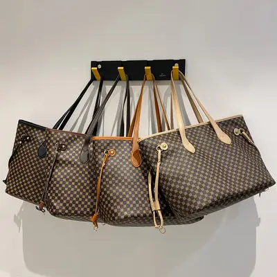 Vintage Dot Printed Large Capacity Shoulder Bag for Women