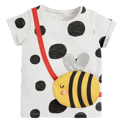 Little Maven Kids T-Shirt with Bee Print