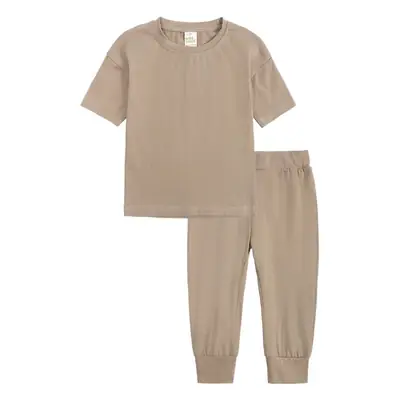 European & American Children's 2-Piece Cotton Suit Summer Set