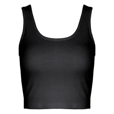 Women's 2025 Summer Slim Ribbed Vest Black