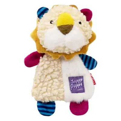 Gigwi Is a Premium Dog Toy with Crinkle Paper, Featuring a Lion, Fox, and Raccoon Design, Making Sounds, Plush Material, and Durable for Teeth Grinding