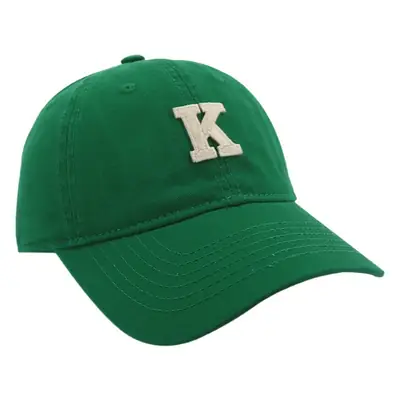 K Letter Baseball Cap Green Women Men