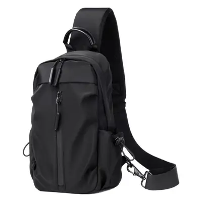 Men's Waterproof Crossbody Bag with Logo Embossing