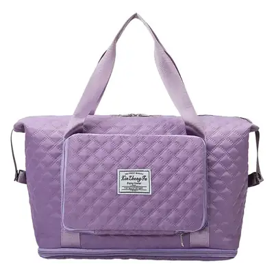 Red Quilted Travel Bag for Gym & Swimming