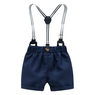 New Boys' Crossbody Suit with Bowtie Shorts Set