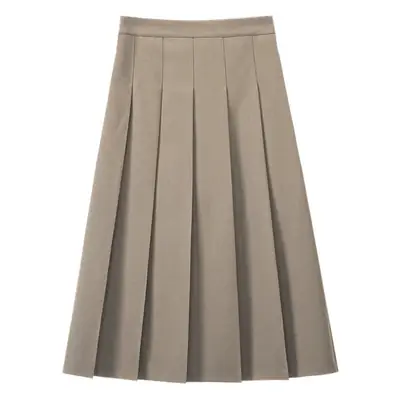 Women Pleated Black Skirt 2024 Summer