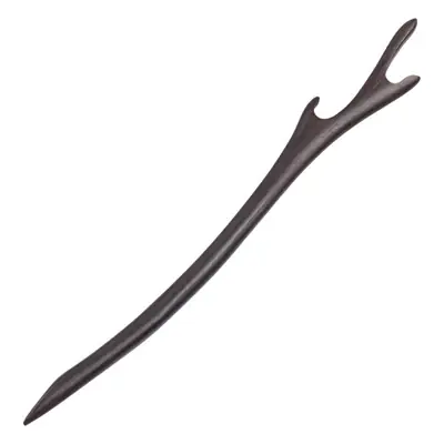 Elongated Hairpin with Dragon Design, 18cm, Matte Finish